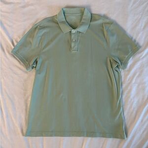 J. Crew Green Polo Shirt Soft Cotton Blend